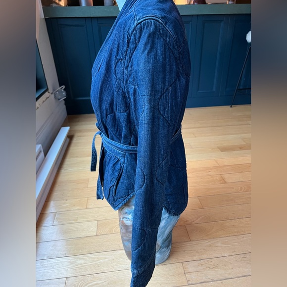 Quilted Rachel Comey denim vest. Made in NY, very good condition, size 4. - Picture 4 of 8